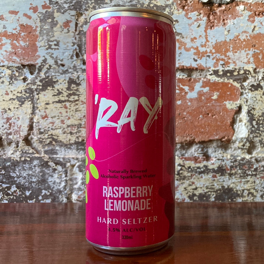 Hop Nation 'Ray Hard Seltzer Raspberry Lemonade 4.5%