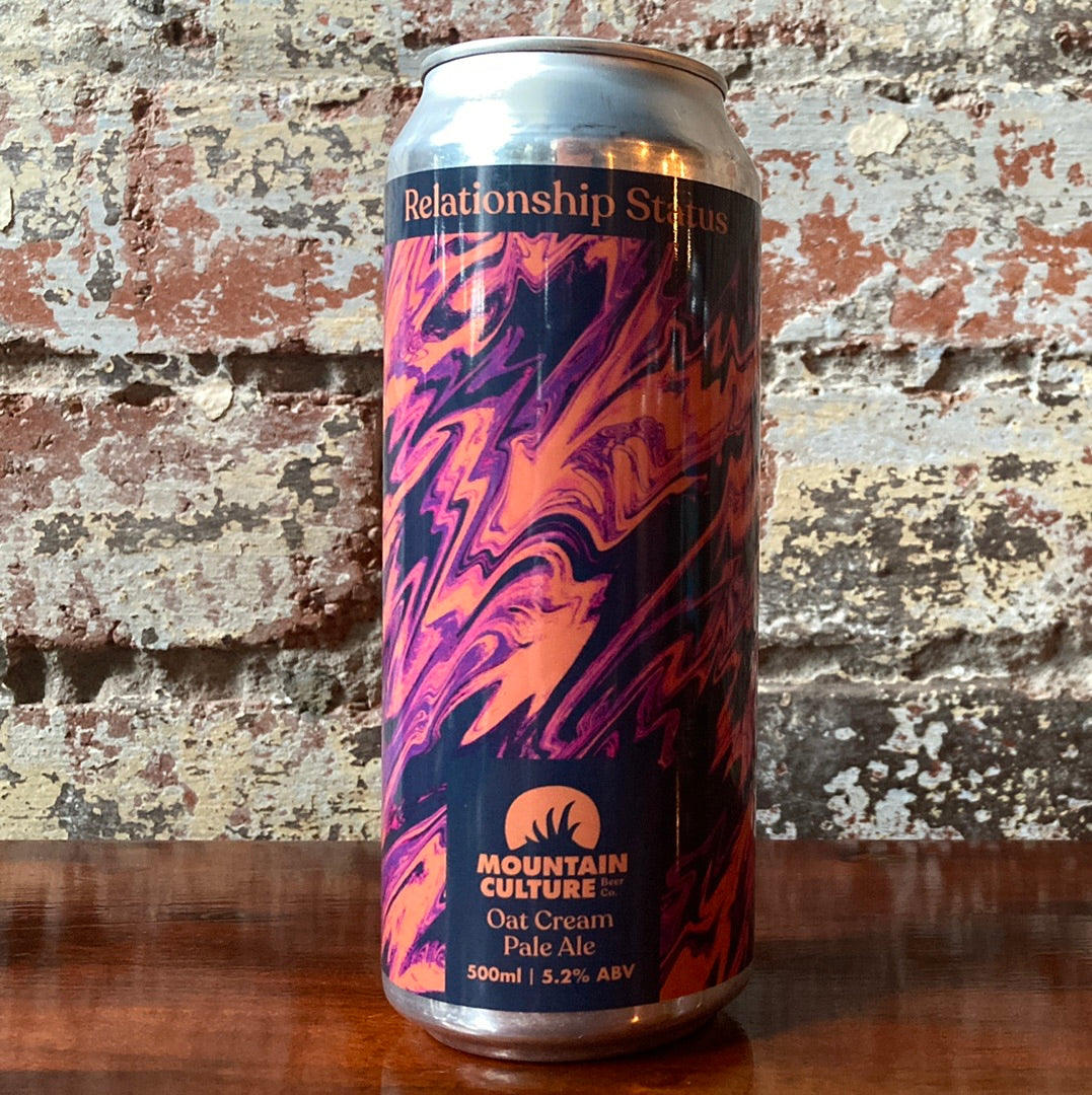 Mountain Culture Relationship Status Oat Cream Pale Ale Otter's Promise