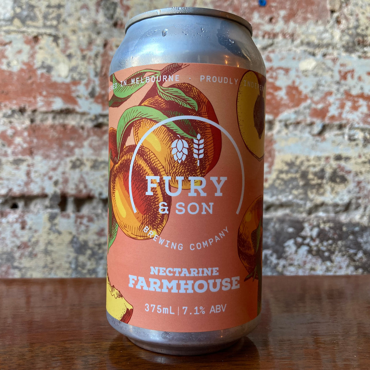 Fury & Son Nectarine Farmhouse Ale Otter's Promise