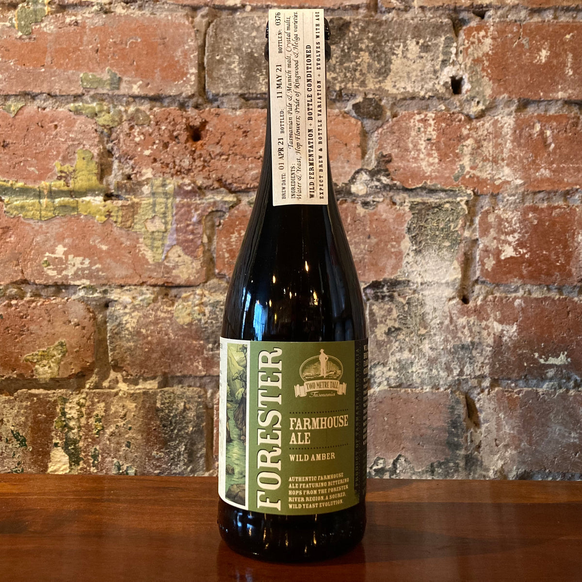 Two Metre Tall Forester Wild Amber Farmhouse Ale Otter's Promise
