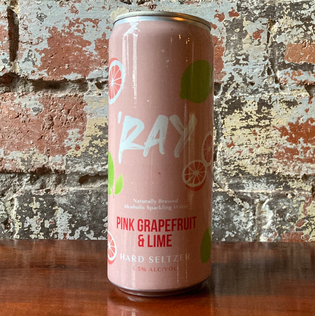 Hop Nation 'Ray Hard Seltzer Pink Grapefruit & Lime