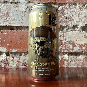One Drop Mind Your P’s Pastry Stout with Praline, Pecans & Peanut Butter