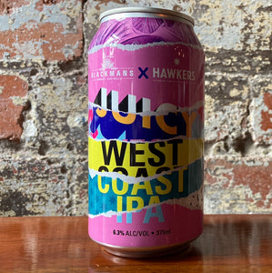 Blackman's x Hawkers Juicy West Coast IPA