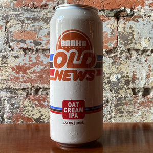 Banks Old News Oat Cream IPA