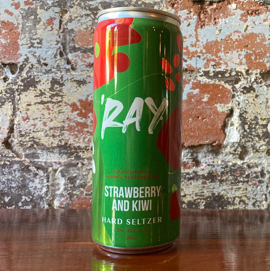 Hop Nation 'Ray Hard Seltzer Strawberry & Kiwi 4.5%