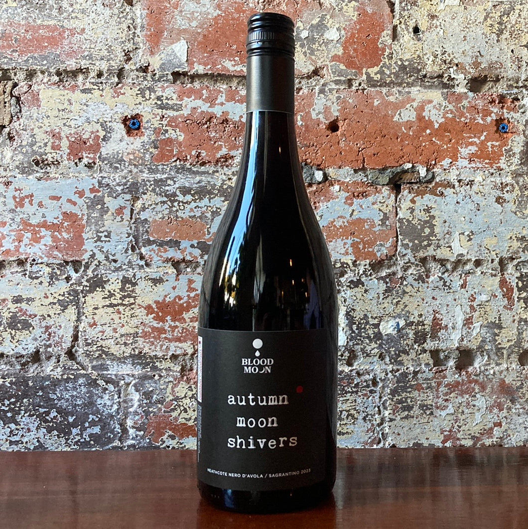 Blood Moon Autumn Moon Shivers Heathcote Nero D’Avola Sagrantino 2023