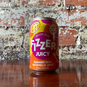 Moon Dog Fizzer Juicy Summer Pash Alcoholic Seltzer