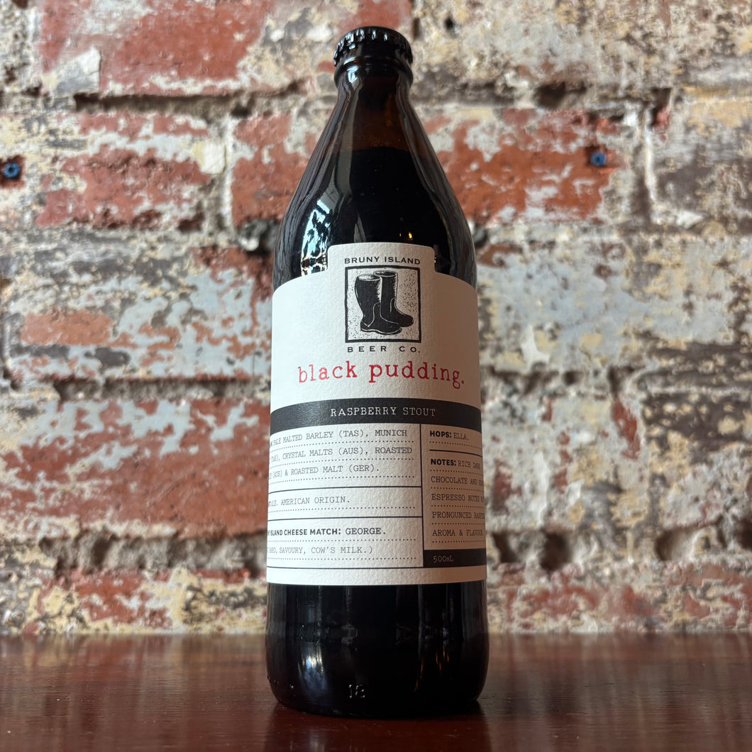 Black Raspberry Stout Bruny Island Black Pudding Raspberry Stout – Otter's Promise