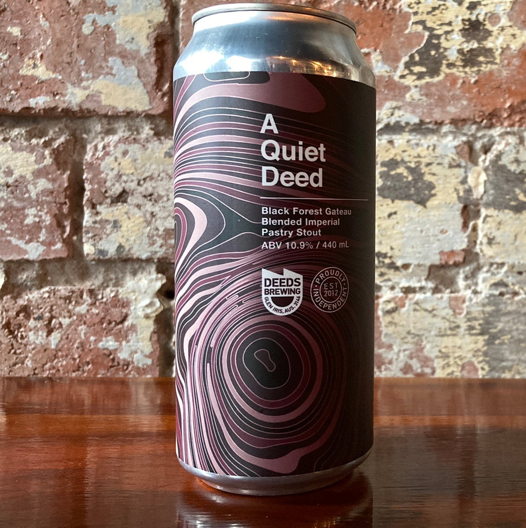 Deeds A Quiet Deed 2023 Black Forest Gateau Blended Imperial Pastry Stout