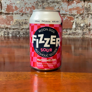 Moon Dog Fizzer Sour Watermelon Alcoholic Seltzer