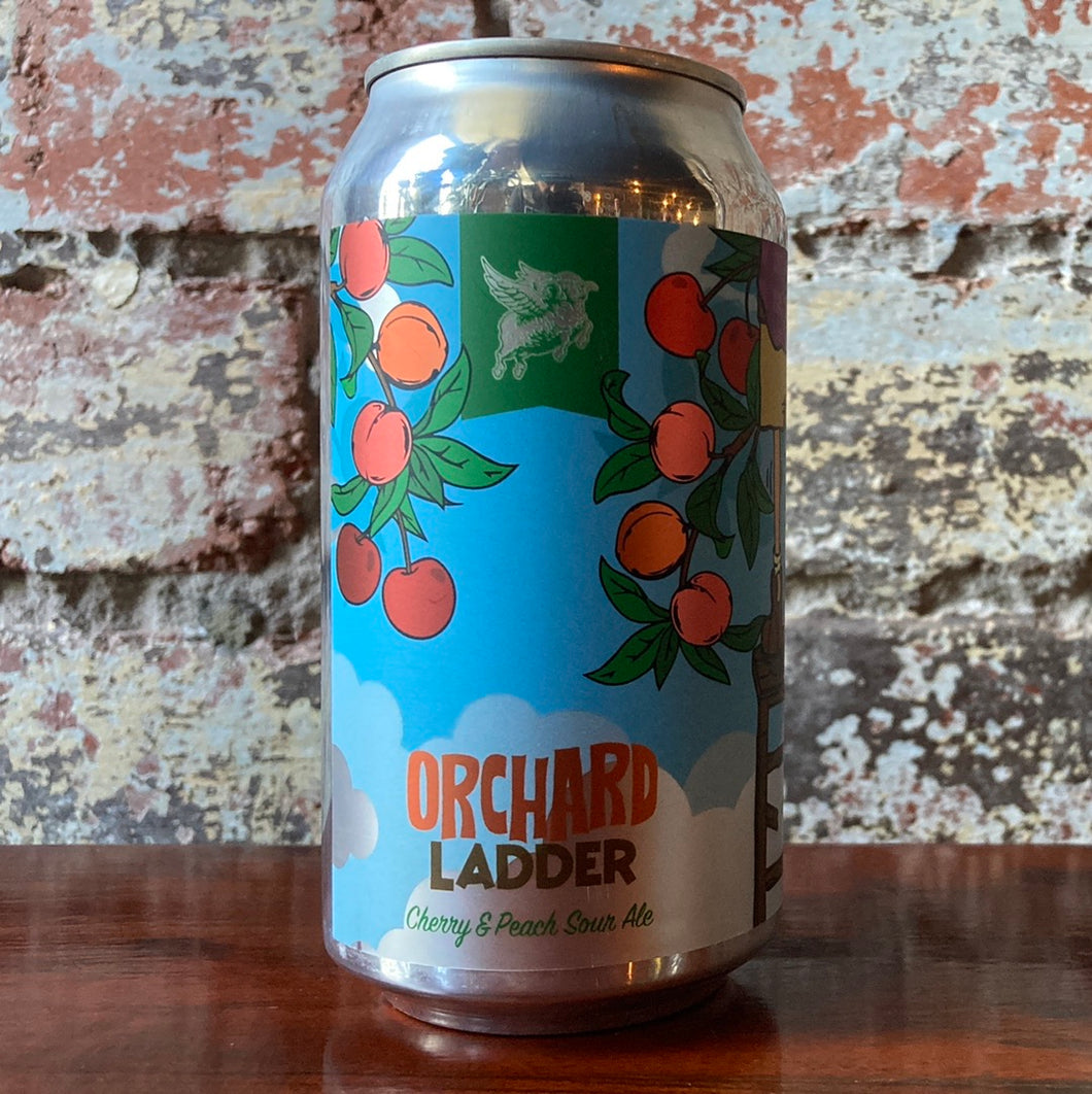 New England Orchard Ladder Cherry & Peach Sour