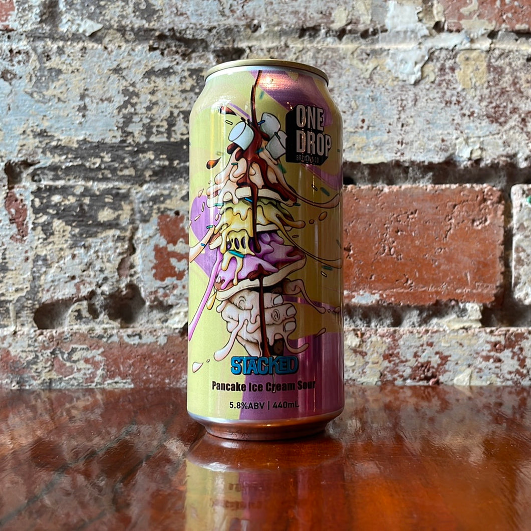 One Drop Stacked Triple Stack Pancake Ice Cream Sour