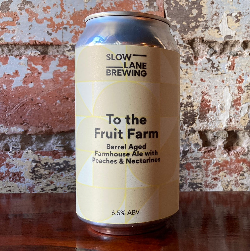 Slow Lane To The Fruit Farm BA Farmhouse Ale w/ Peaches & Nectarines