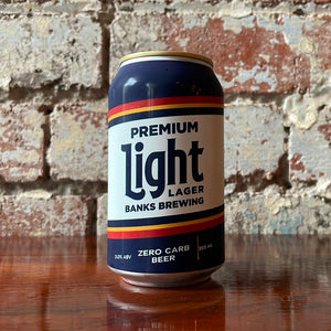 Banks Premium Light Zero Carb Lager
