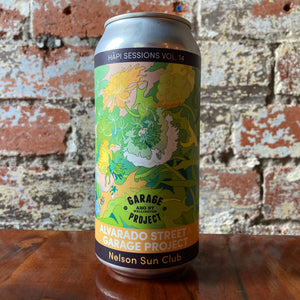 Garage Project x Alvarado Street Hapi Sessions 14. Nelson Sun Club Harvest Fresh Nelson Sauvin West Coast IPA