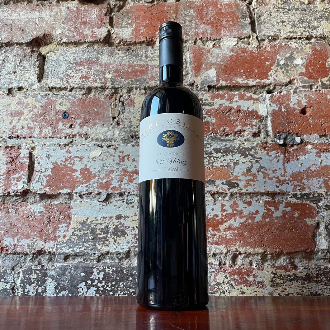 Paul Osicka 2022 Majors Creek Shiraz
