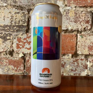 Mountain Culture Leap Of Faith Oat Cream IPA Mountain Culture Leap Of Faith Oat Cream IPA