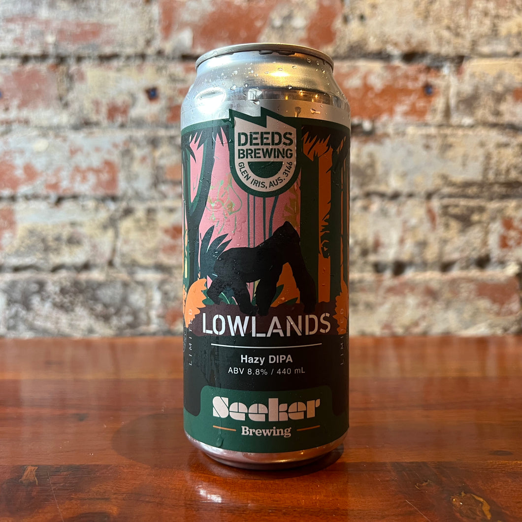 Deeds x Seeker Brewing Lowlands Hazy DIPA