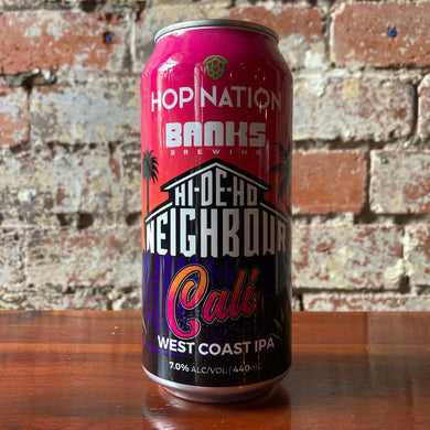 Hop Nation x Banks Hi-De-Ho Neighbour Cali West Coast IPA Hop Nation x Banks Hi-De-Ho Neighbour Cali West Coast IPA