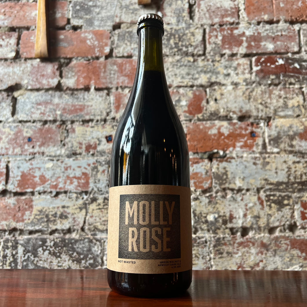 Molly Rose Not Wasted Green Walnut and Apricot Dark Ale