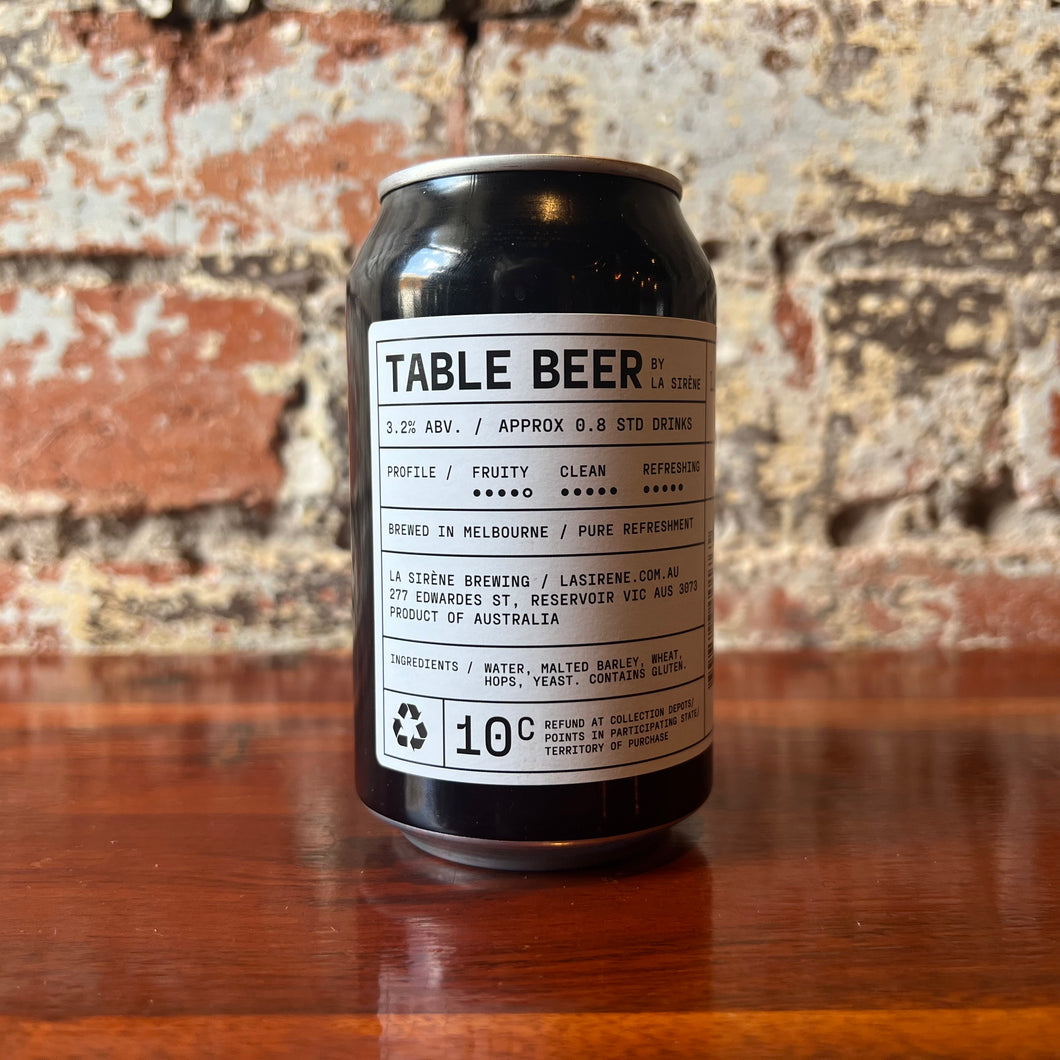 La Sirene Table Beer