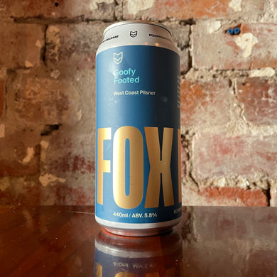 Fox Friday Goofy Footed West Coast Pilsner Fox Friday Goofy Footed West Coast Pilsner