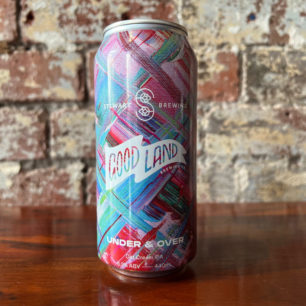Good Land x Stewart Brewing Under and Over Oat Cream IPA