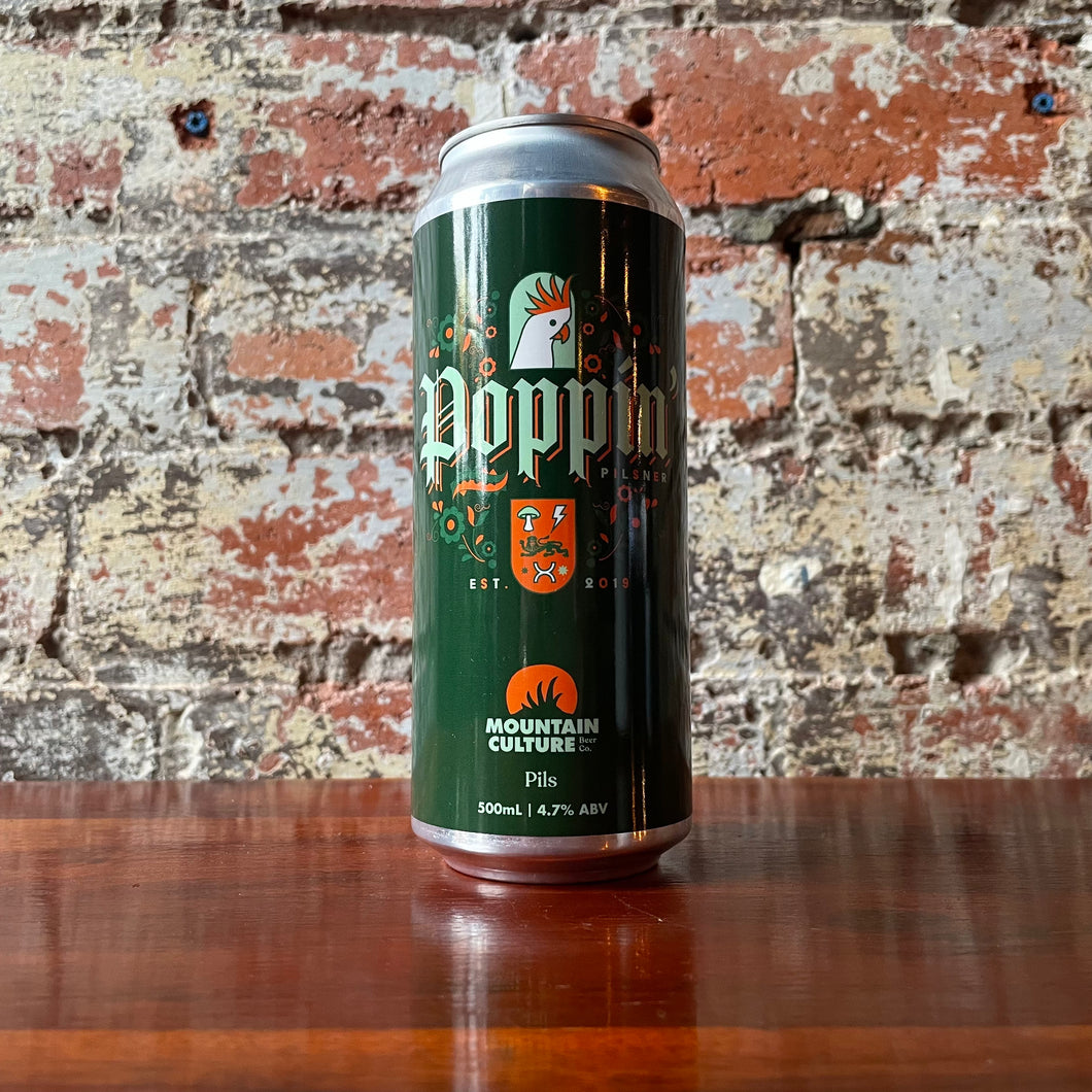 Mountain Culture Poppin Oktoberfest Pilsner