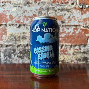 Hop Nation Passing Storm West Coast IPA (Non-Alc)