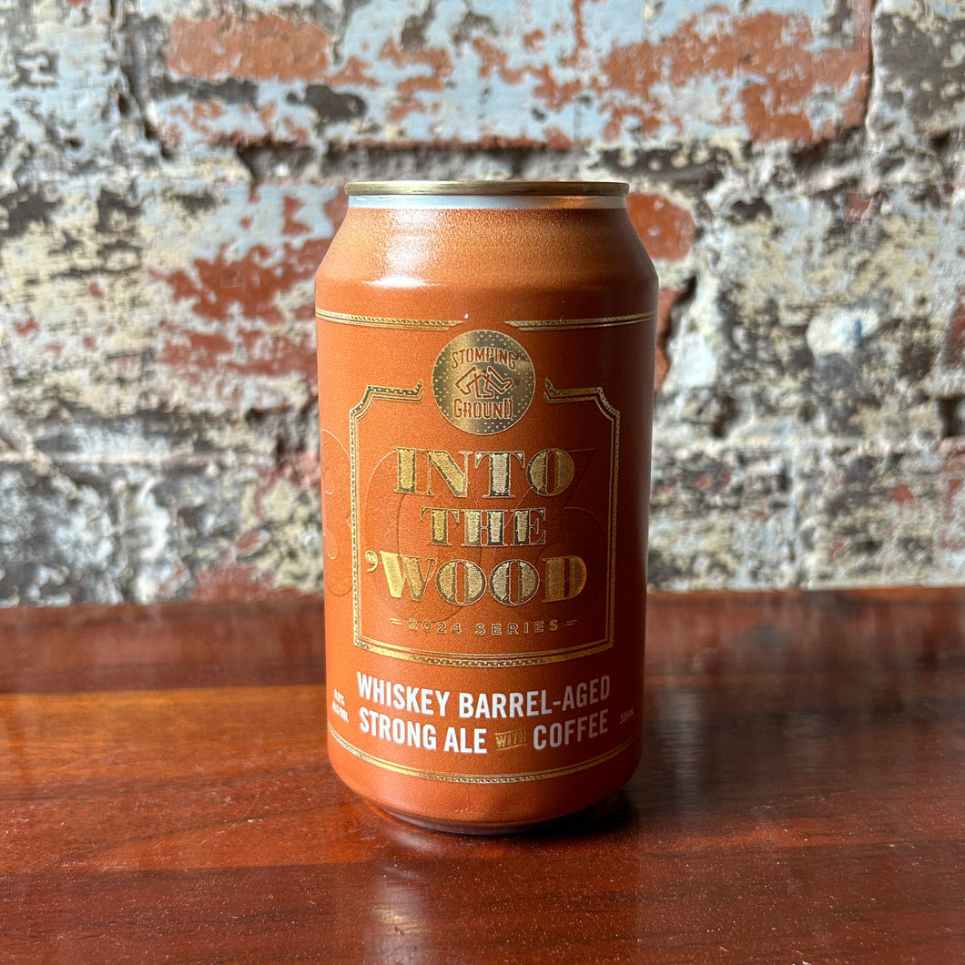 Stomping Ground Into The ‘Wood Whiskey BA Strong Ale with Coffee 2024 Series
