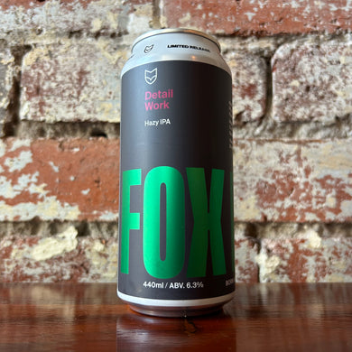 Fox Friday Detail Work Hazy IPA Fox Friday Detail Work Hazy IPA