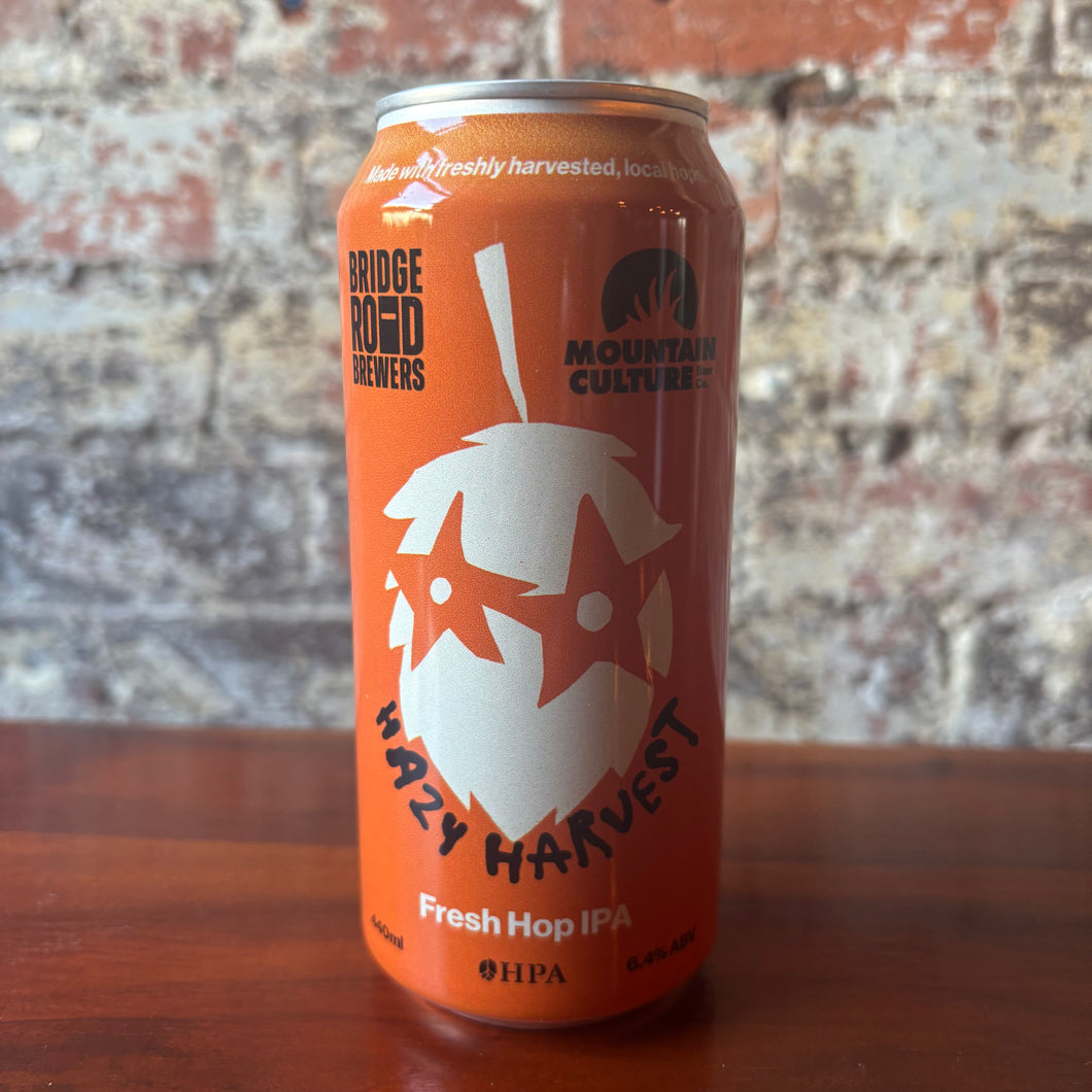 Bridge Road x Mountain Culture Hazy Harvest Fresh Hop IPA