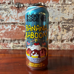 Rocky Ridge Banana Kaboom Imperial Banana Split Ice Cream Stout
