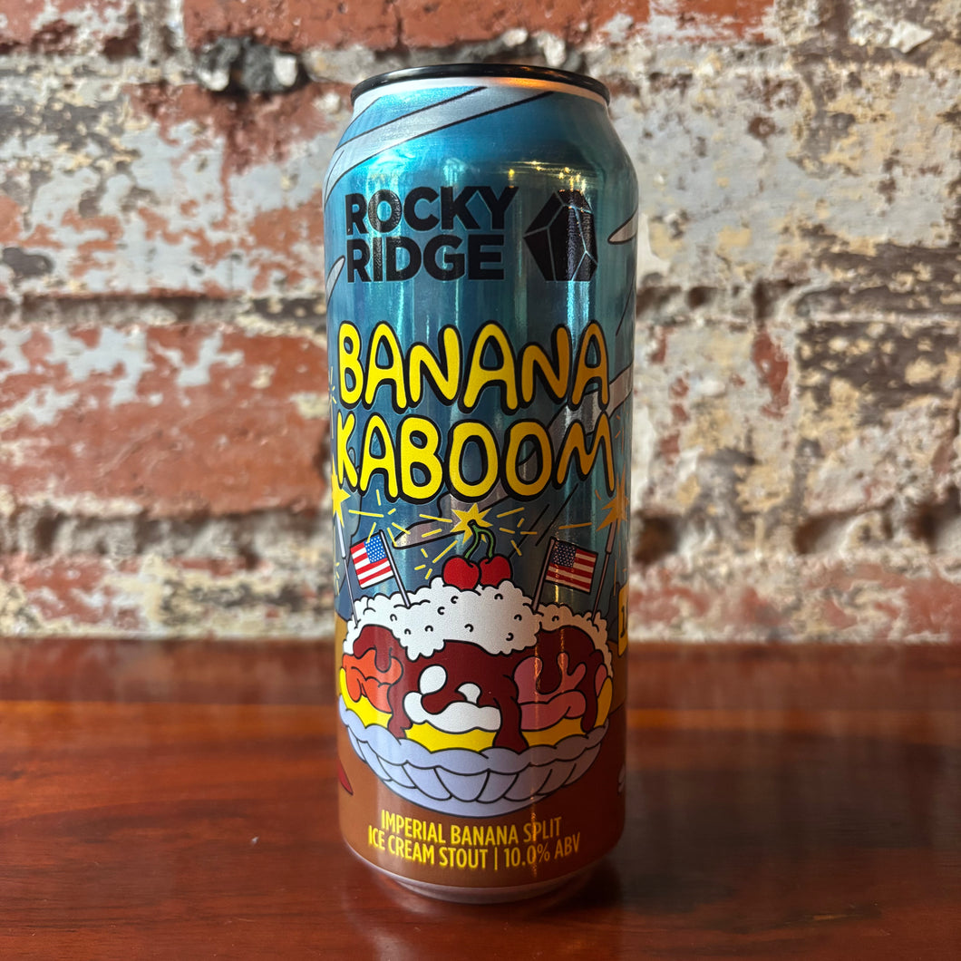 Rocky Ridge Banana Kaboom Imperial Banana Split Ice Cream Stout