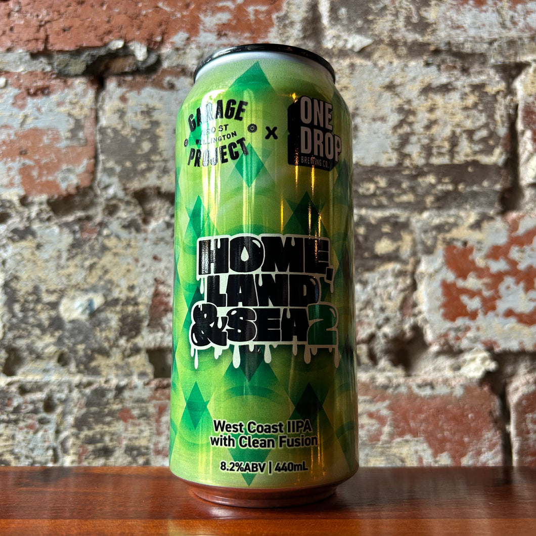 One Drop x Garage Project Home Land & Sea West Coast IIPA With Clean Fusion