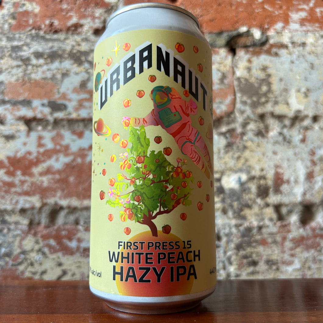Urbanaut First Press 15 White Peach Hazy IPA