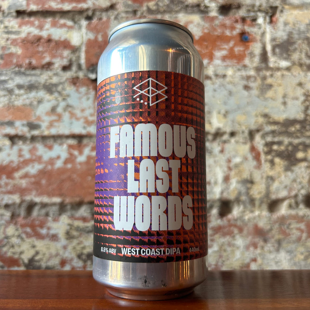 Range Famous Last Words West Coast DIPA