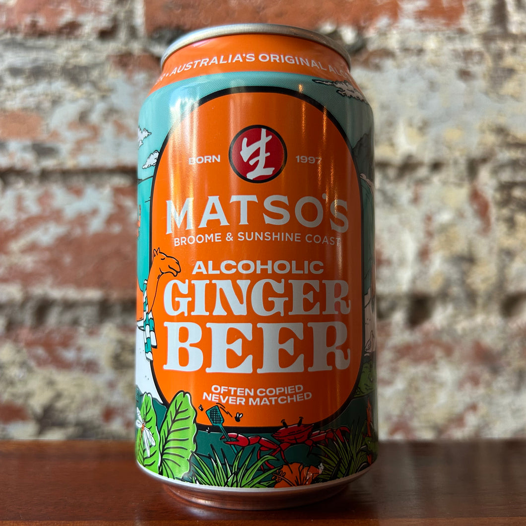 Matso’s Ginger Beer (Alcoholic, Mid-Strength)
