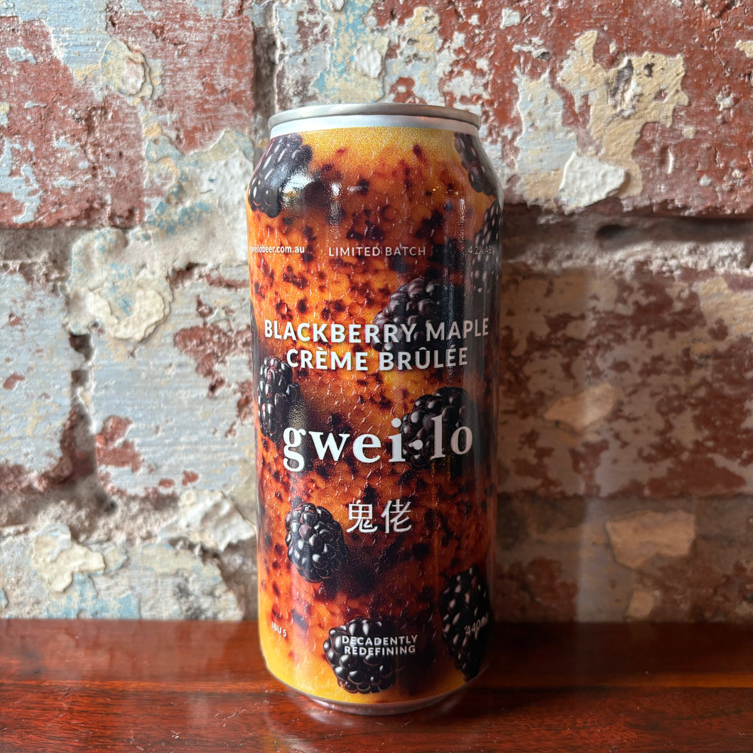 Gweilo Blackberry Maple Crème Brûlée