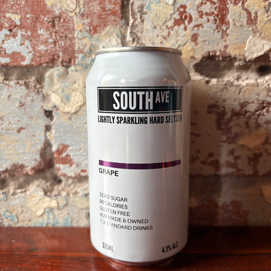 South Ave Lightly Sparkling Hard Seltzer Grape