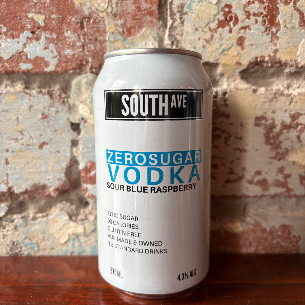 South Ave Zero Sugar Vodka Sour Blue Raspberry