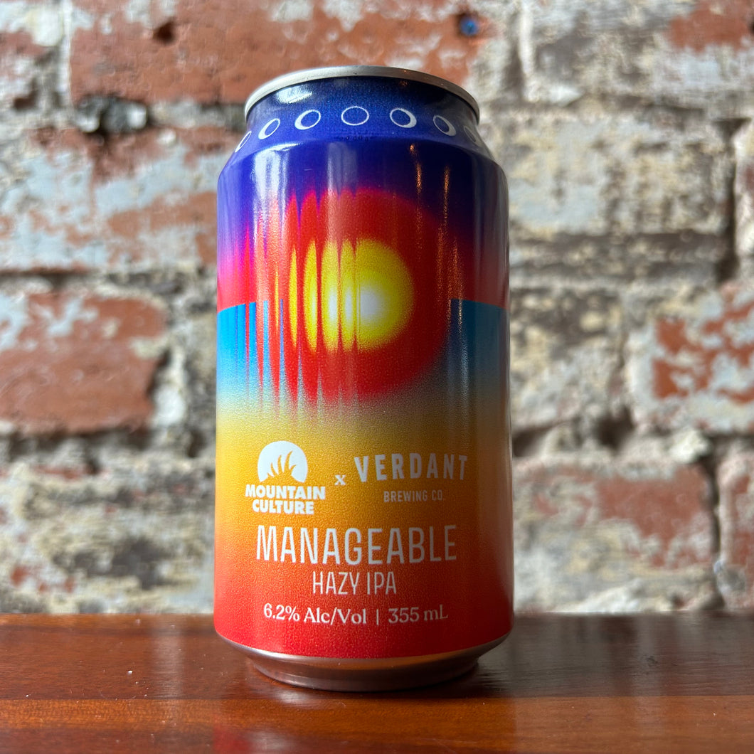 Mountain Culture x Verdant Manageable Hazy IPA