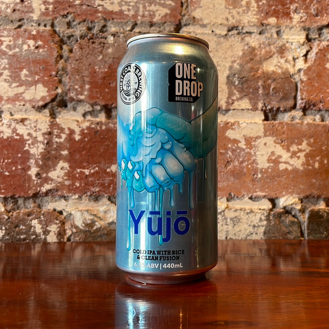One Drop West Coast Brewing Yujo Cold IPA with Rice & Cold Fusion