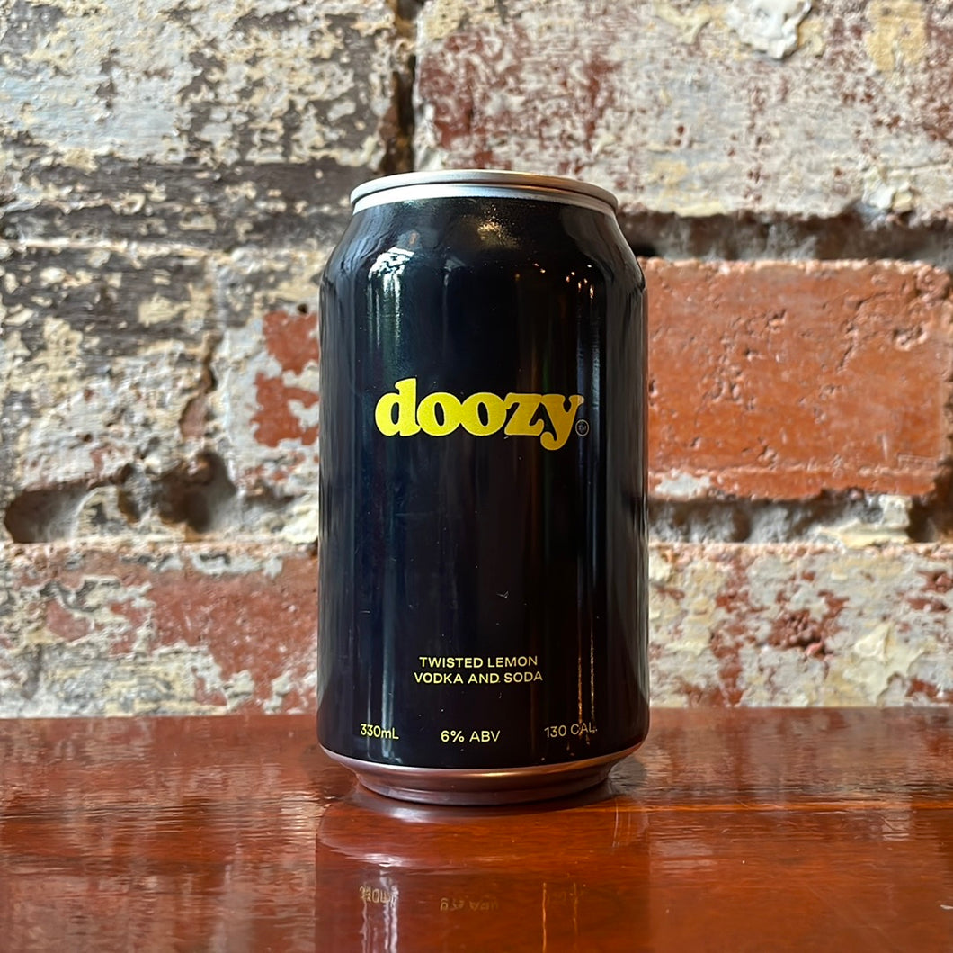Doozy Twisted Lemon Vodka and Soda