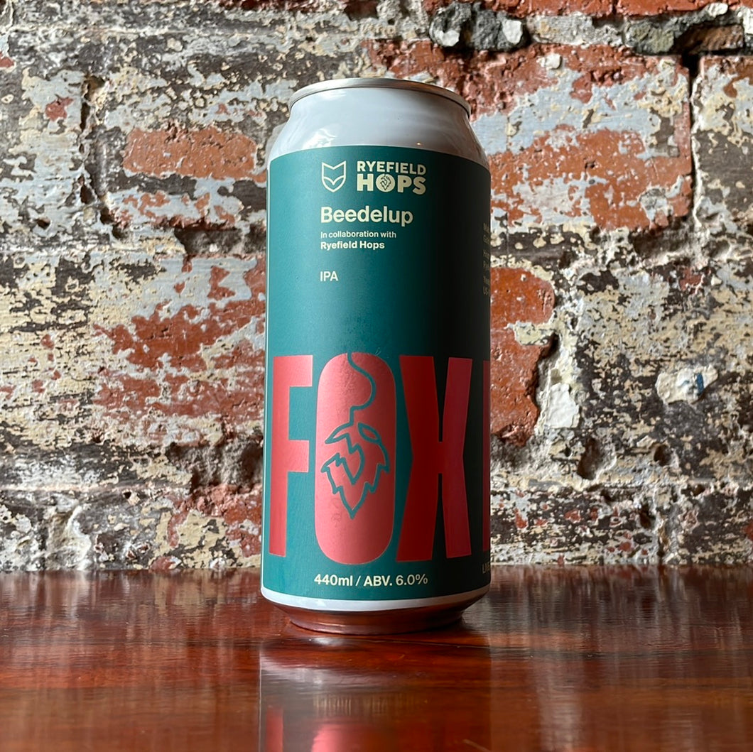 Fox Friday x Ryefield Beedelup IPA