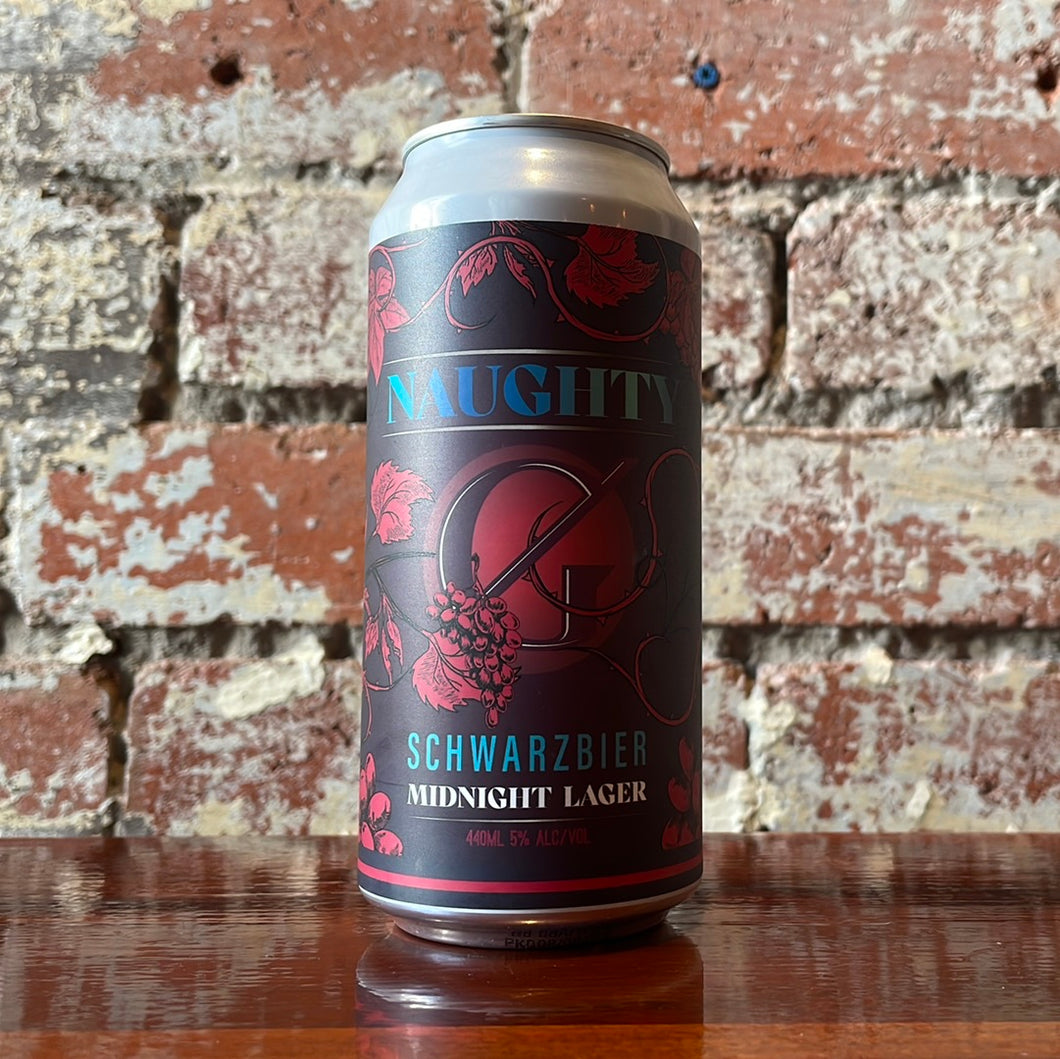 Hargreaves Hill Naughty Schwarzbier Midnight Lager Aged in Sangiovese Gin Barrels