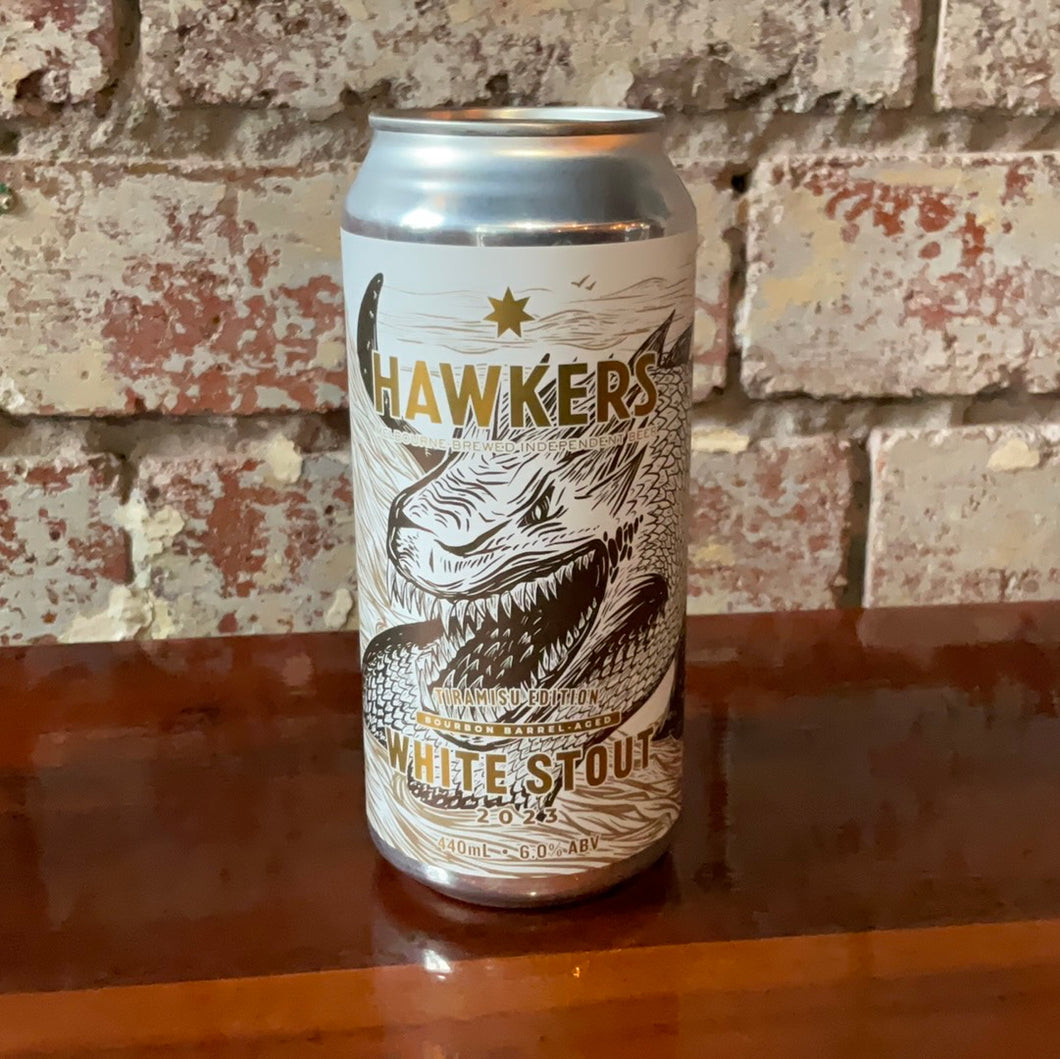 Hawkers Bourbon Barrel Aged White Stout - Tiramisu Edition 2023