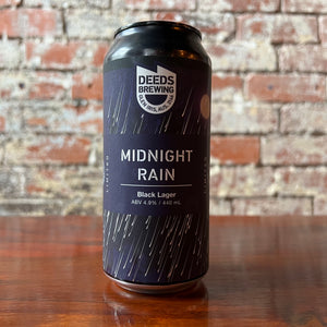 Deeds Midnight Rain Black Lager