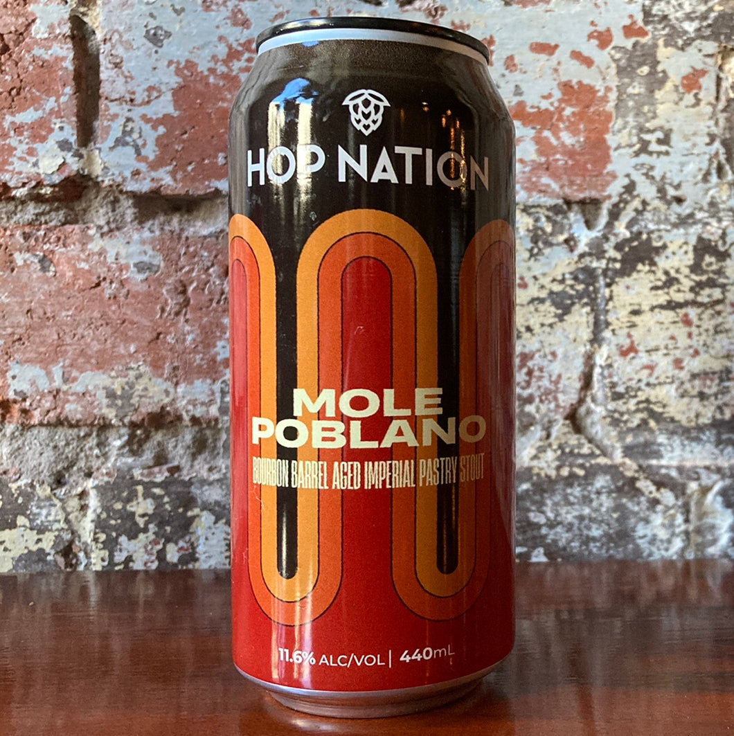Hop Nation Mole Poblano Bourbon BA Imperial Pastry Stout