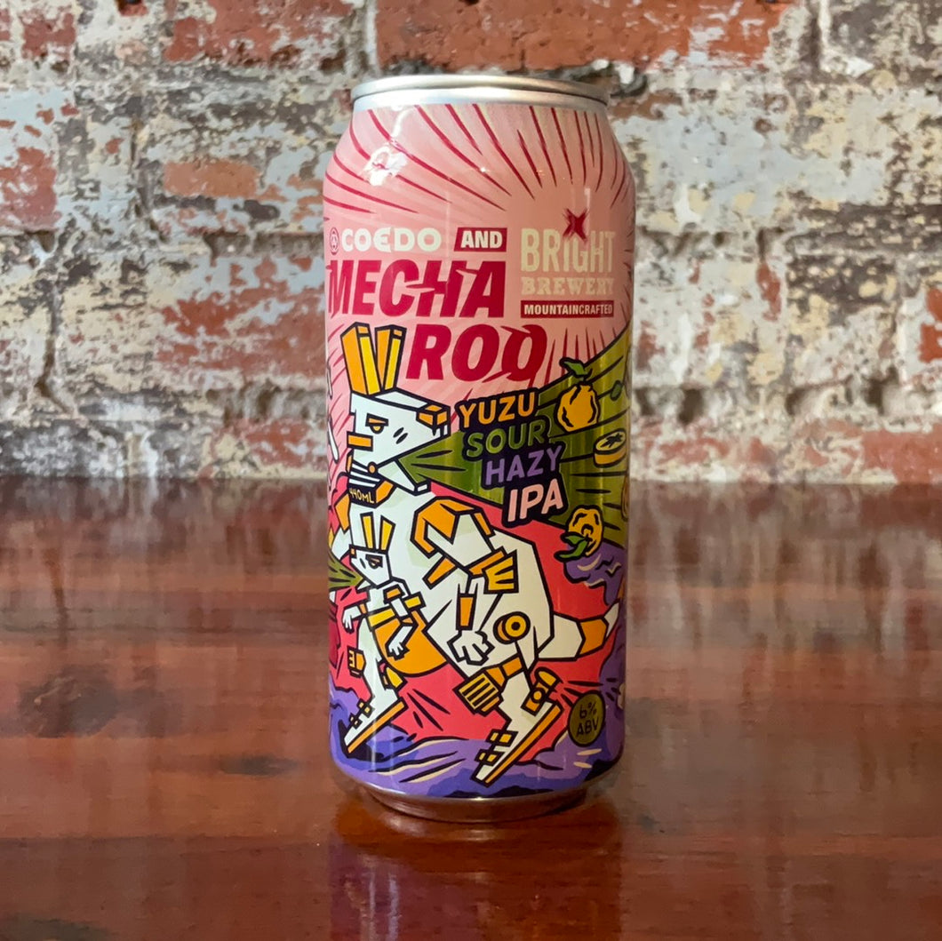 Bright X Coedo Mecha Roo Yuzu Sour Hazy IPA